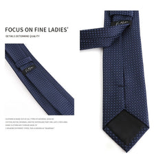 Men's Classic Black Formal Suit Tie