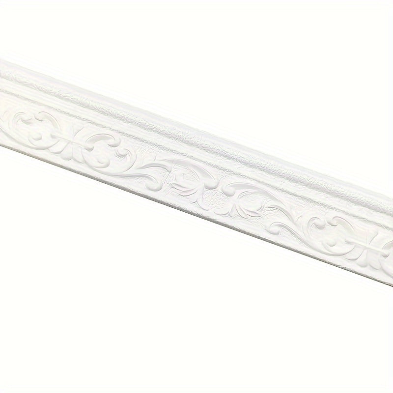 3D Foam Baseboard Waterstop Anti-collision Corner Decor