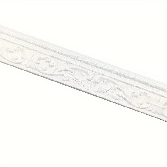 3D Foam Baseboard Waterstop Anti-collision Corner Decor
