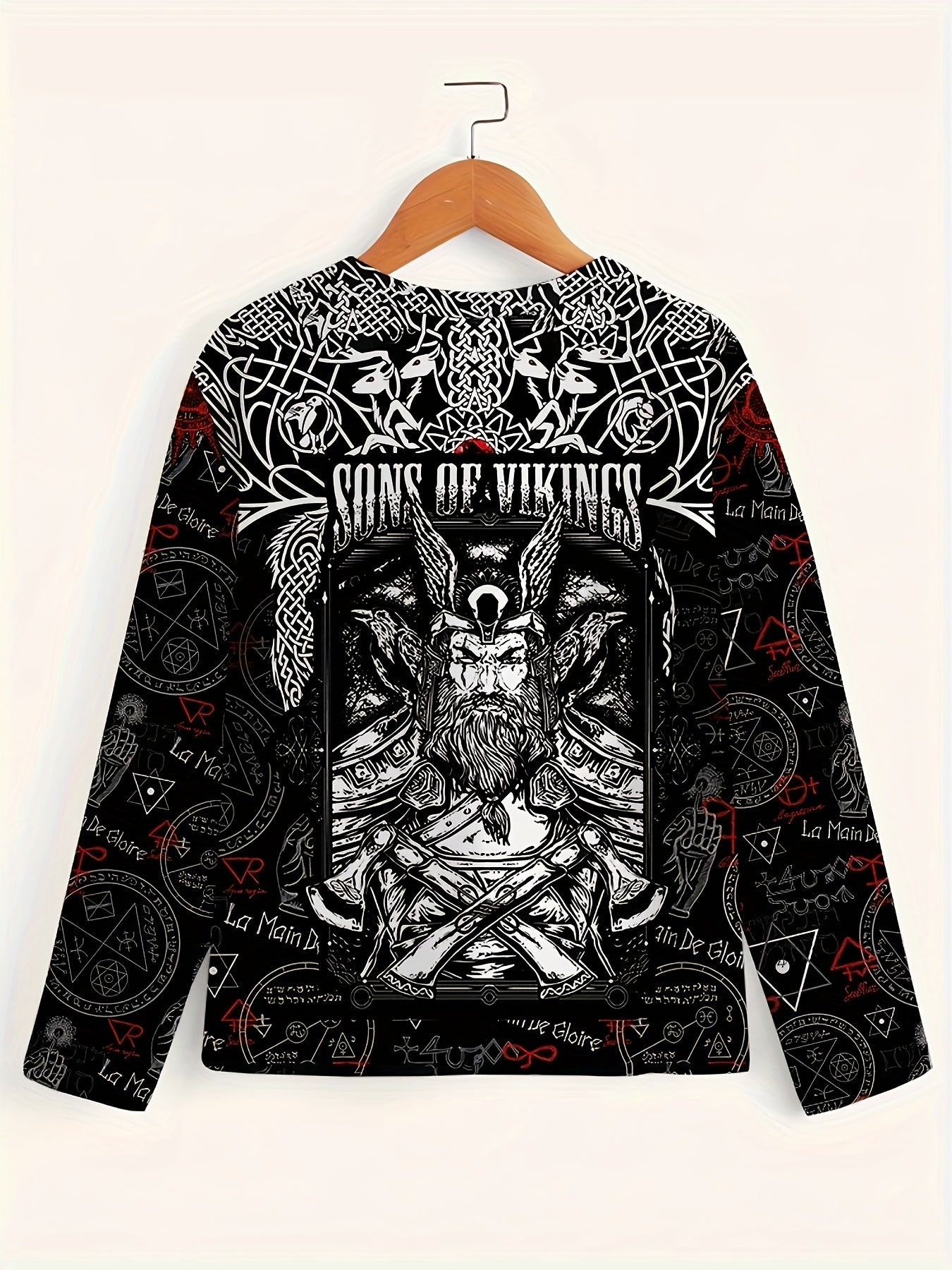 3D Print Men's Long Sleeve Novelty T Shirt for Autumn