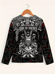 3D Print Men's Long Sleeve Novelty T Shirt for Autumn