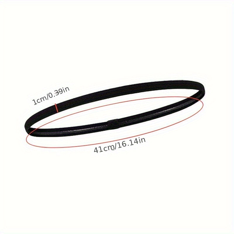 3pcs Elastic Yoga Headband For Sports Running And Fitness