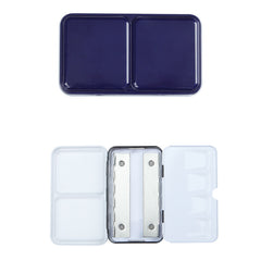 SeamiArt 12 Colors Portable Painting Palette Box for Travel