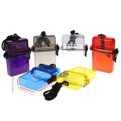Transparent Storage Cigarette Case Waterproof Plastic