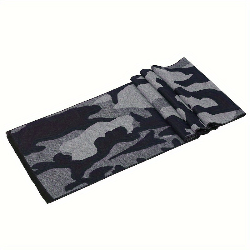 Men's Plaid Windproof Scarf Shawl
