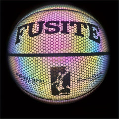 Reflective Size 7 Basketball for Birthday Gift