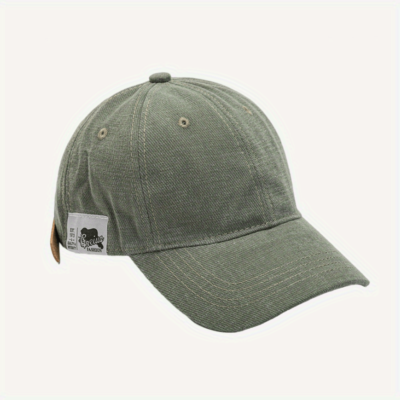 Unisex Vintage Baseball Cap Retro Soft Top Peaked Cap Men's Spring And Summer