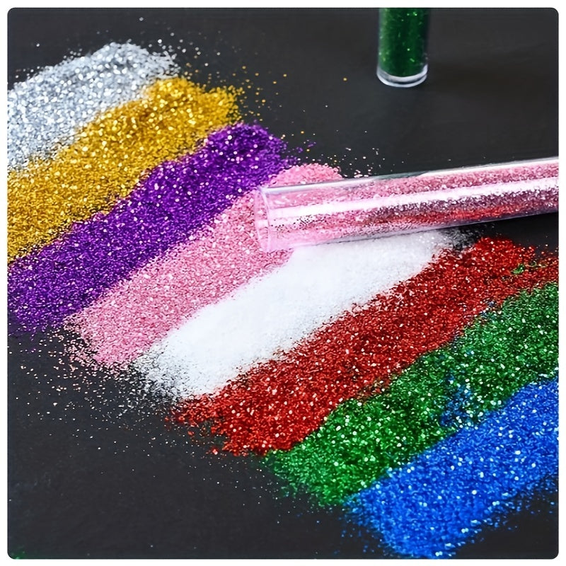 12 Colors Glitter Sequins Christmas Holiday Decoration Set