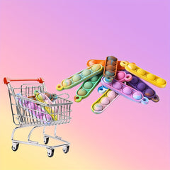 40pcs Random Fingertip Toy Keychain Party Favors Classroom Prizes Gift
