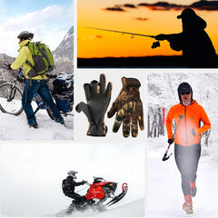 Winter Warm Touch Screen Gloves Windproof Waterproof for Skiing Cycling Fishing