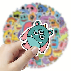 60pcs Little Monster Series Graffiti Stickers DIY Waterproof Sticker Pack
