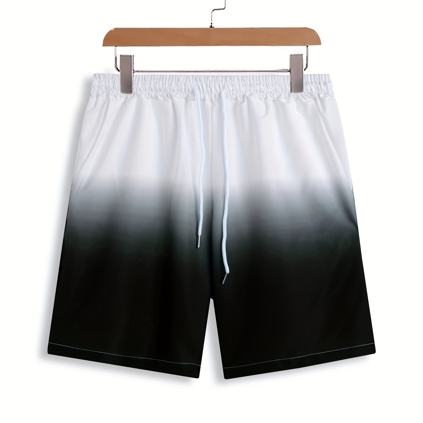 Men's Ombre Drawstring Shorts - Summer Style