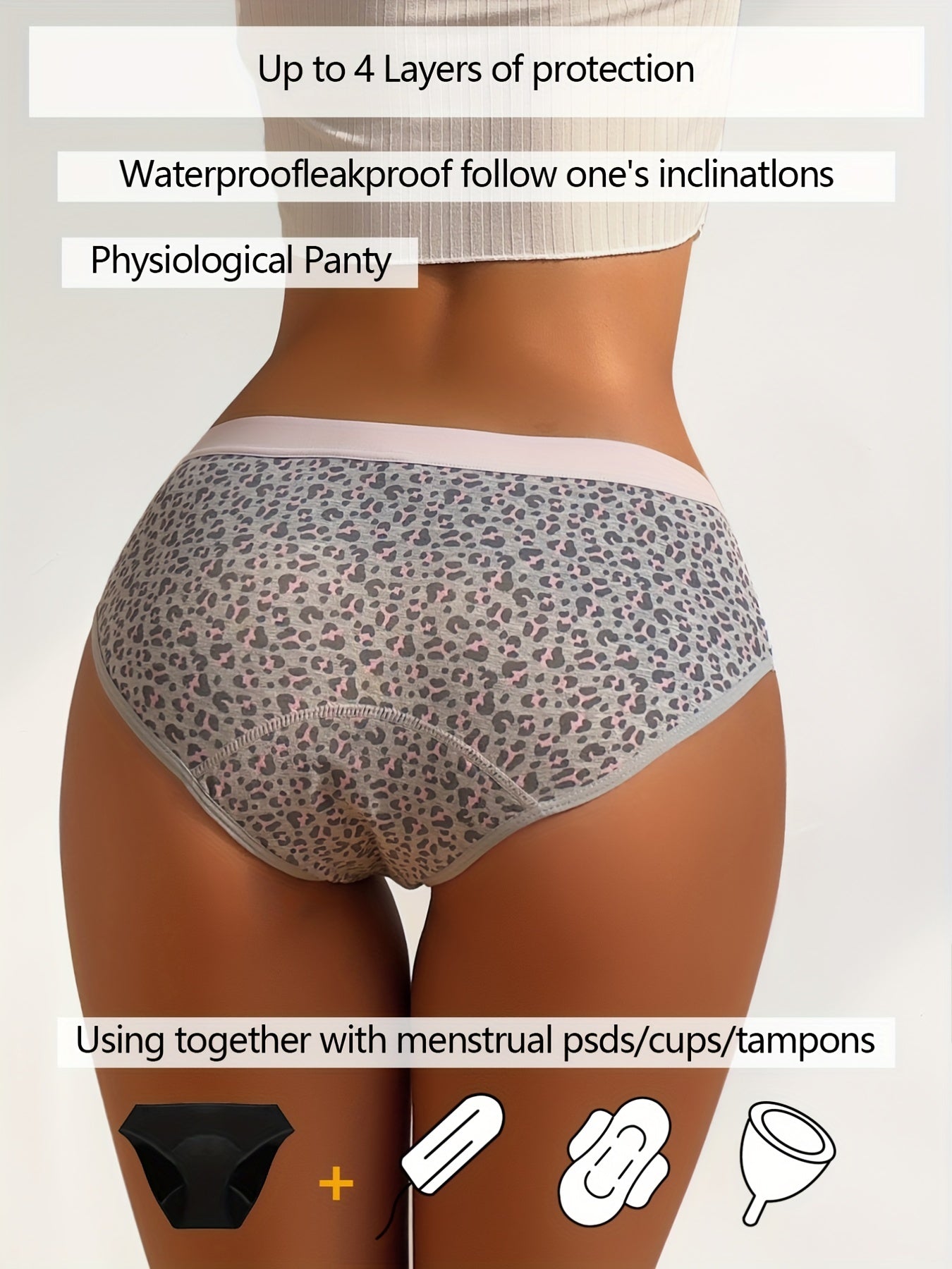 Period Panties Comfortable Anti Leak Women's Lingerie