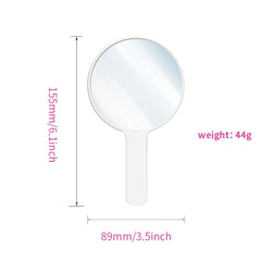 Handheld 10X Magnifying Mirror Clear Makeup Hand Mirror