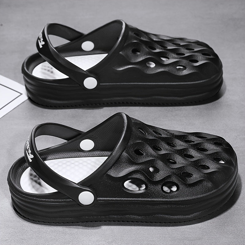 Women's Platform Garden Clogs Lightweight Solid Closed Toe Sandals