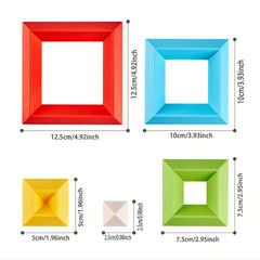 Montessori Pyramid Building Blocks Toy for Toddlers