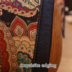 American Style Sofa Slipcover Vintage Flower Pattern Non-slip Particles