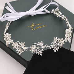 Bridal Headpiece Wedding Hair Accessories Rhinestone Headband Women Girls