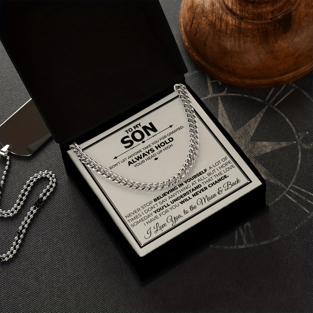 Stylish Hip Hop Chain Necklace Stainless Steel Decorative Accessories