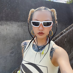 Steampunk Sunglasses Women Wrap Around Eyeglasses