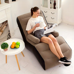 Portable Inflatable Lounger Sofa Outdoor Indoor Recliner