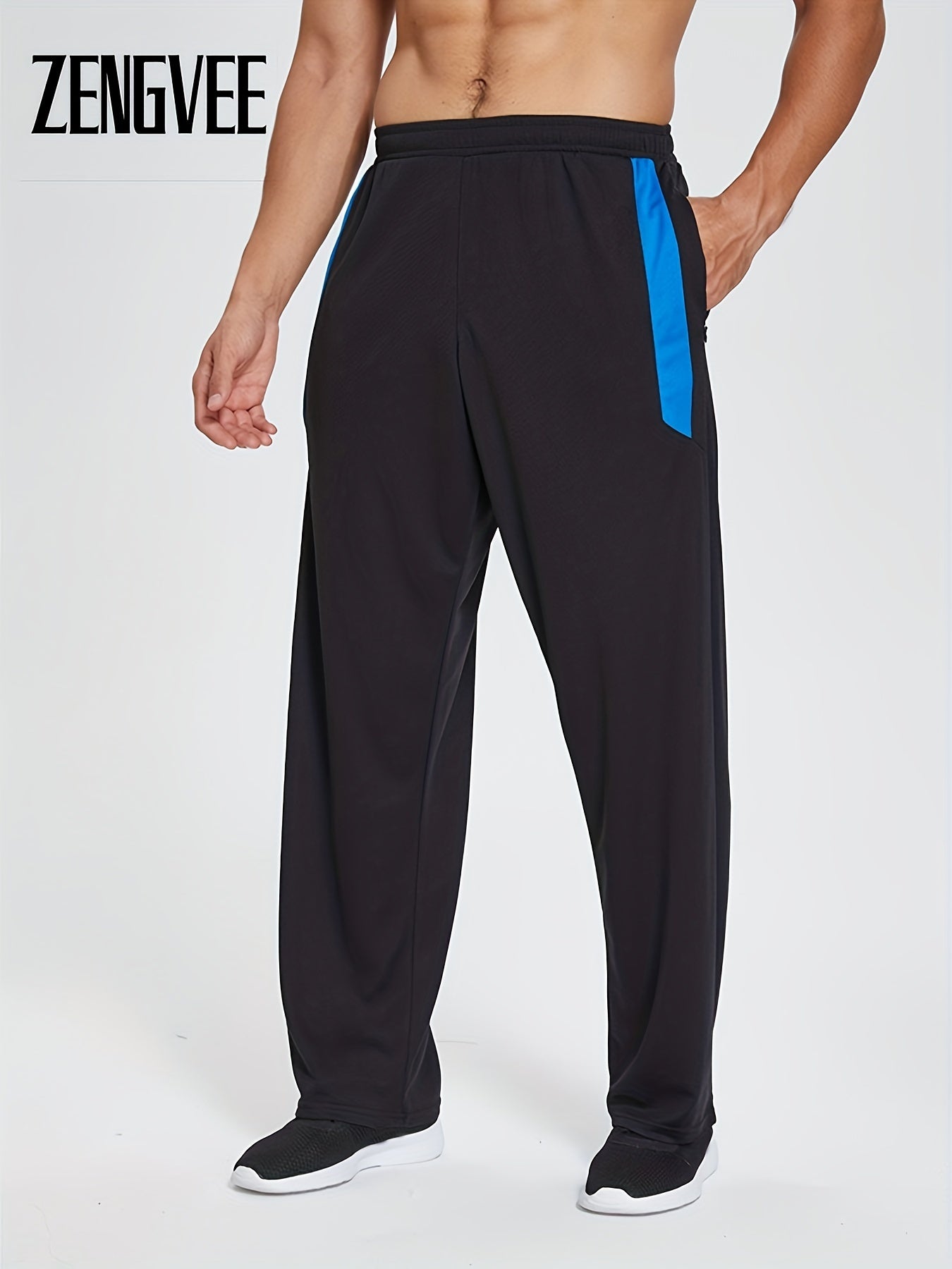 Men's Athletic Sweatpants Comfortable Workout Pants with Pockets