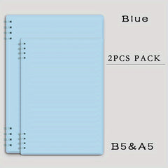 2pcs A5 & B5 Coil Notebook Morandi 160 Pages