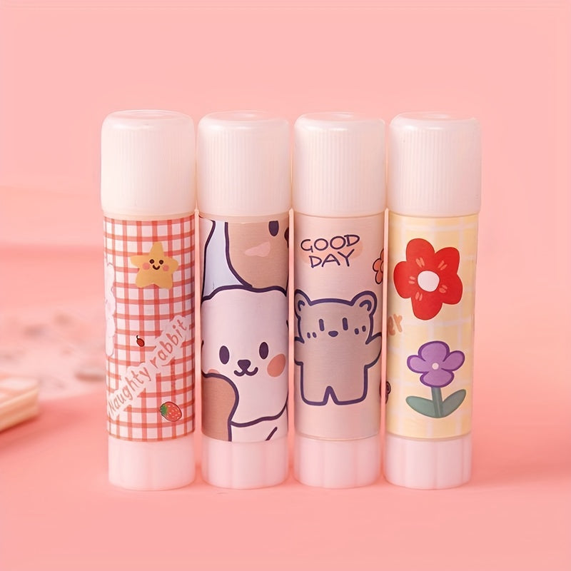 2pcs Cartoon Solid Glue Sticks High Viscosity