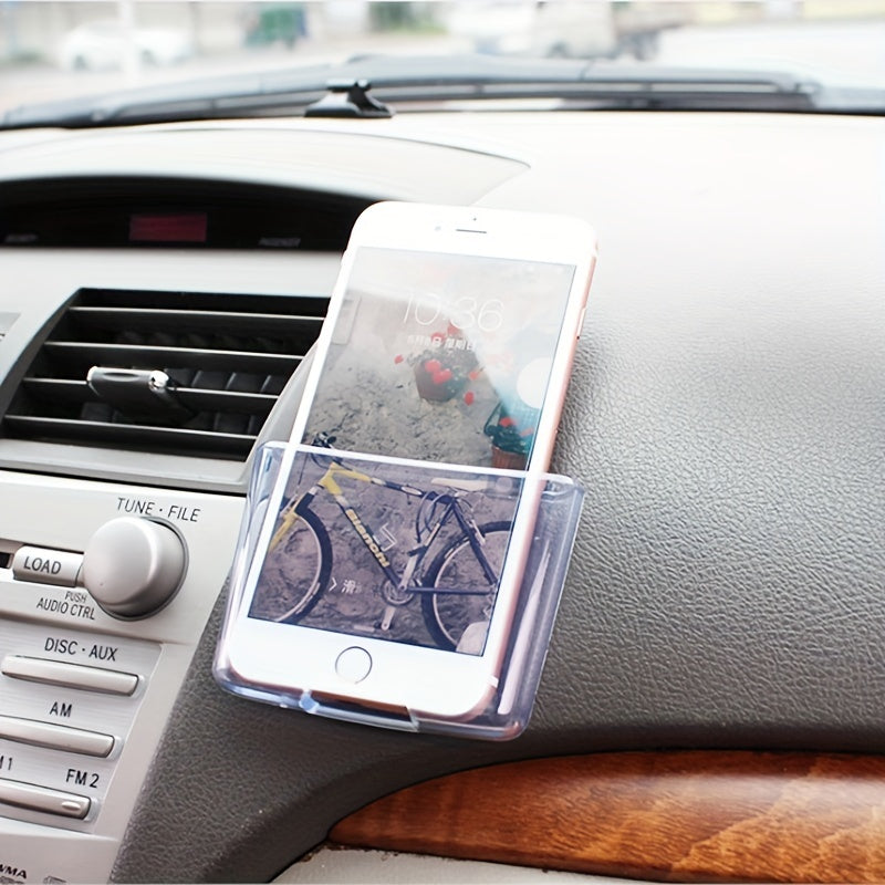 Soft PVC Car Storage Box & Phone Holder