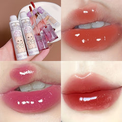 6 Colors Water Glow Lip Glaze Fruit Flavored Long Lasting