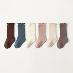 6 Pairs of Knee High Socks for Baby Boys & Girls 0-5T