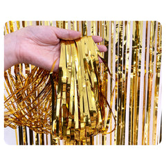 2Packs Fringe Curtain Backdrop for Party Decoration