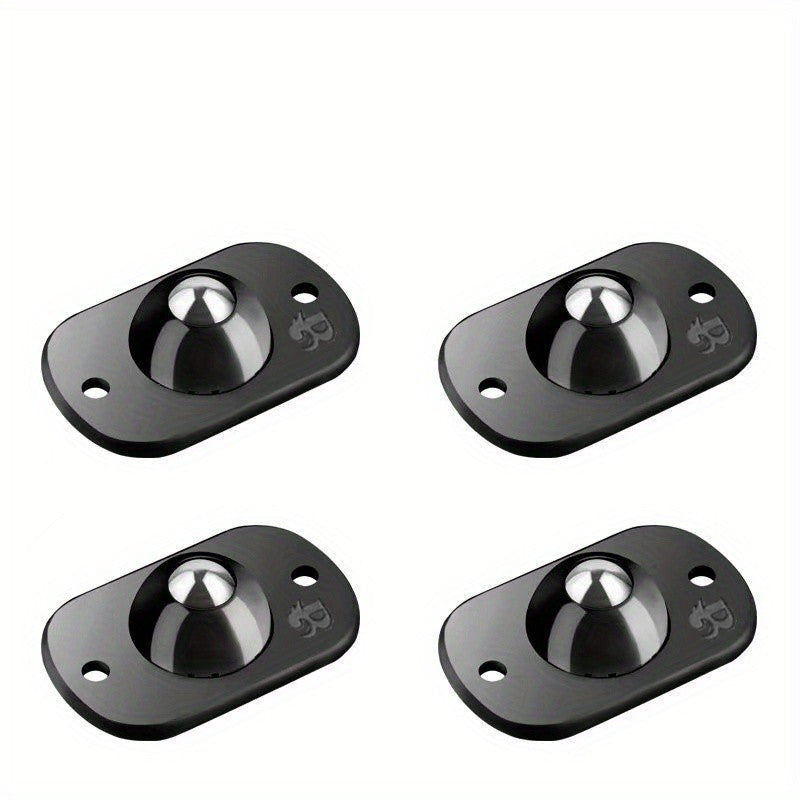 Set of 4 Self Adhesive Caster Wheels Mini Swivel Wheels 360 Degree