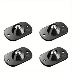 Set of 4 Self Adhesive Caster Wheels Mini Swivel Wheels 360 Degree