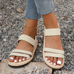 Women's Flat Sandals Ankle Strap Outdoor Shoes