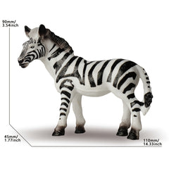 8pcs Jungle Wildlife PVC Toy Set for Kids - Ideal for Learning & Play