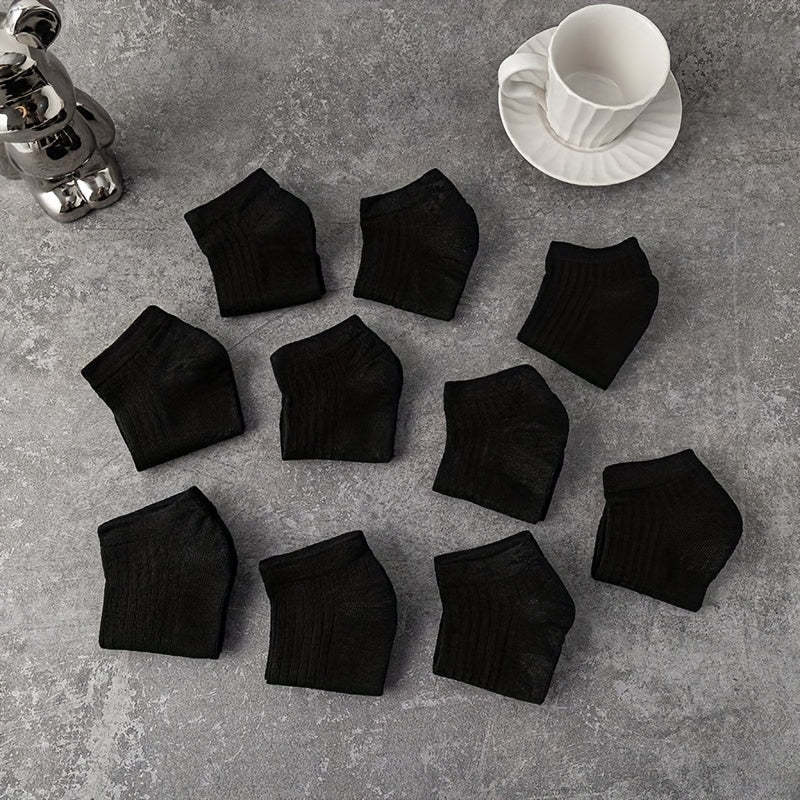 10 Pairs Soft Lightweight Low Cut Ankle Socks Women's Stockings & Hosiery