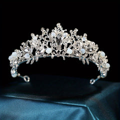 Bridal Crystal Headband Queen Princess Crown Head Jewelry Tiara