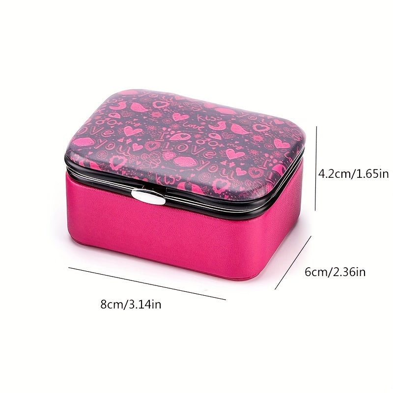 Pattern Storage Box Lightweight Jewelry Box Portable Versatile Travel Bag