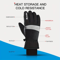 Winter Waterproof Touchscreen Warm Gloves for Skiing Cycling Driving