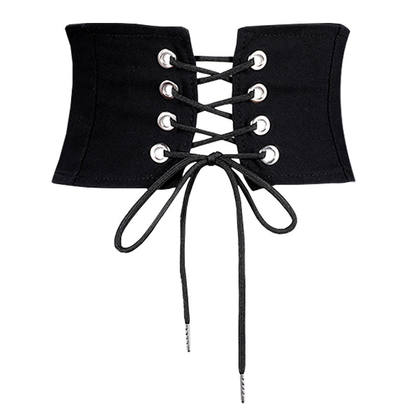 Elastic Wide Belt Waist Seal Corset for Dress Skirt Suit
