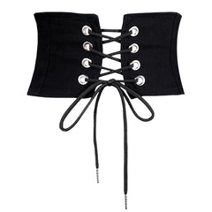 Elastic Wide Belt Waist Seal Corset for Dress Skirt Suit