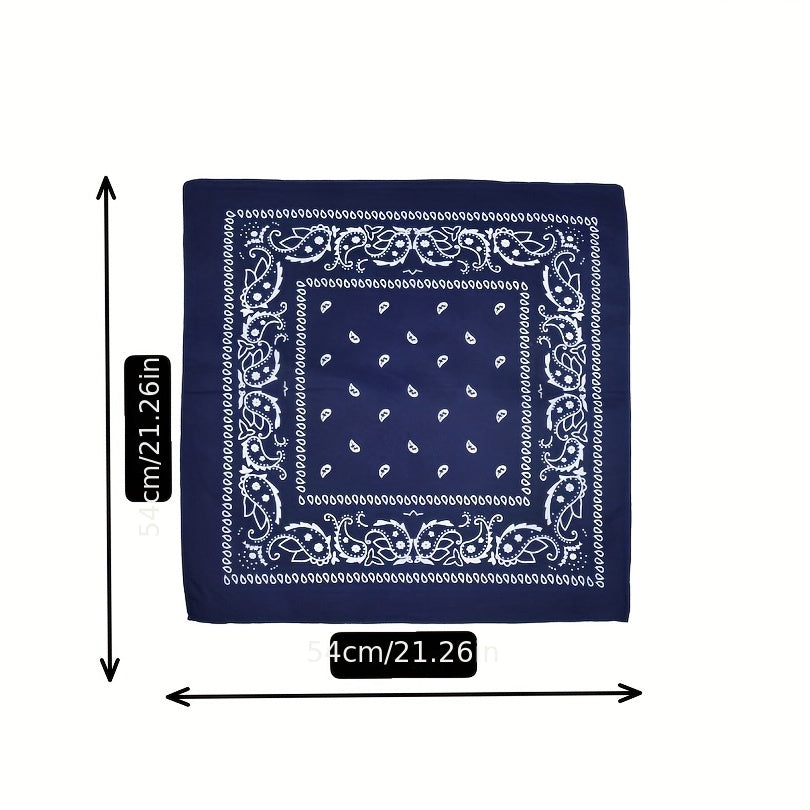 Vintage Paisley Print Bandana Hip Hop Multifunctional Neck Gaiter