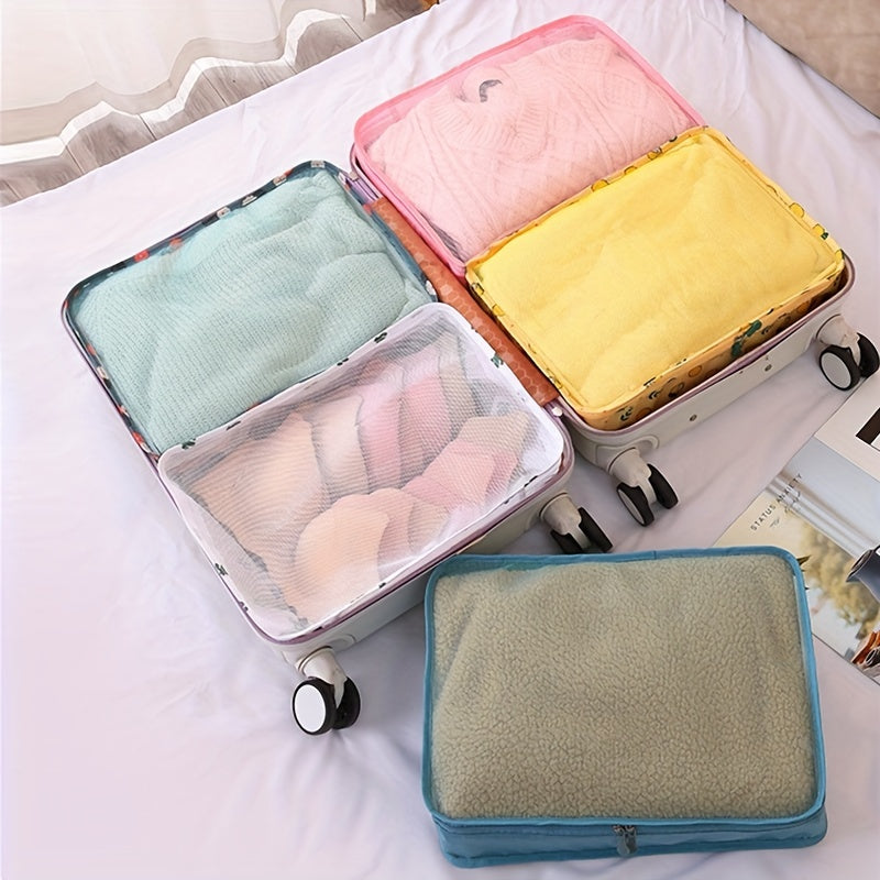 Travel Clothes Zipper Organizer Mesh Cover Lightweight Luggage Bag