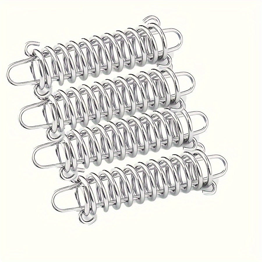 6pcs Stainless Steel Spring Buckle for Camping Tent