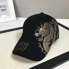 Chinese Dragon Baseball Cap Men Women Summer Sunshade Hat