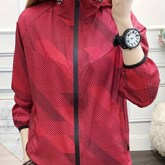 Women's Waterproof Outdoor Jacket Windproof Hooded Activewear