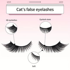 Cat Eye False Eyelashes Fox Eye Series Natural Thick Fluffy Lashes