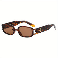 Square Frame Sunglasses Tinted Wrap Around Glasses UV400