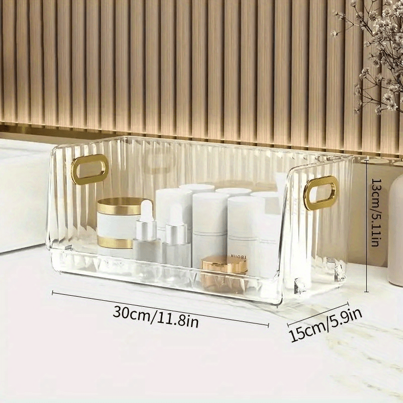 Stackable Desktop Storage Box Acrylic Makeup Organizer Perfume Display Rack